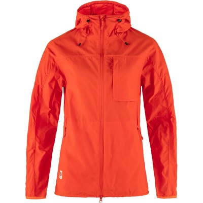 Fjällräven Дамско ветрозащитно яке Fjällräven Women's High Coast Wind Jacket Windproof jacket - Flame Orange (118-0187-0613)