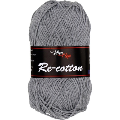 Vlna-hep Příze Re-Cotton - recyklovaná bavlna Re-Cotton: 81027 Šedá