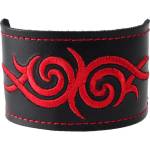 Black & metal гривна Tribal - червен - BWZ-426