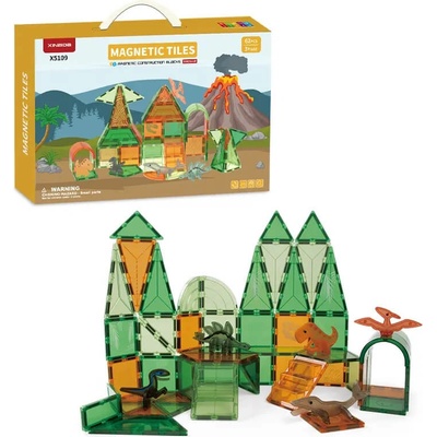 Magnetic Tiles Dinosaur 62 ks