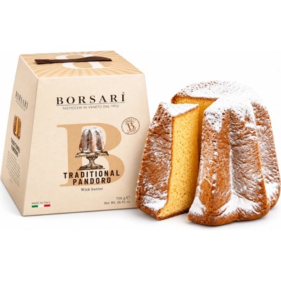 Borsari pandoro klasické vánoční bábovka 750 g
