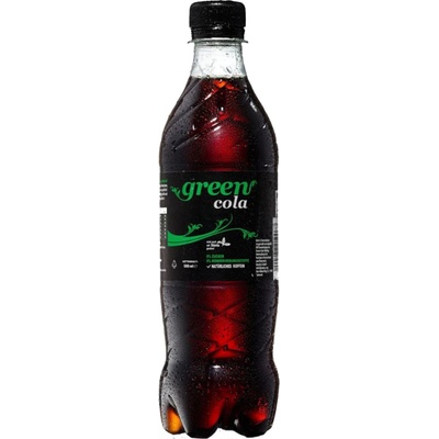 Green Cola Sýtený nápoj bez cukru so sladidlami 0,5 l