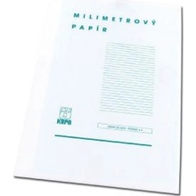 Milimetrový papier A4 50 listov