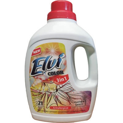 ELVI течен перилен препарат, 1500мл, 21 пранета, Color dual Care