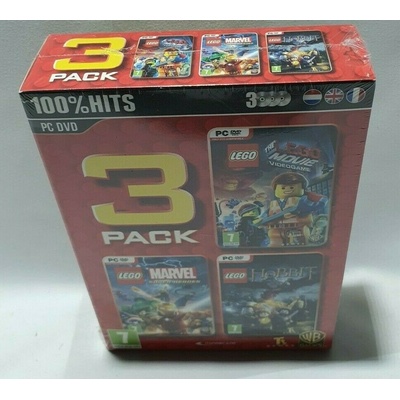 Lego Marvel Super Heroes + Lego Movie Videogame + Lego The Hobbit