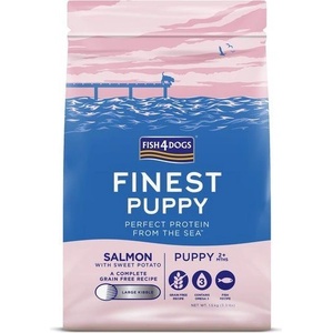 Fish4Dogs finest Папийон Сьомга малък 1, 5 кг