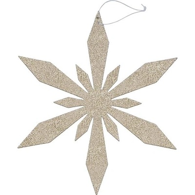 Decoled vločka PL108 priemer 80 cm zlatá