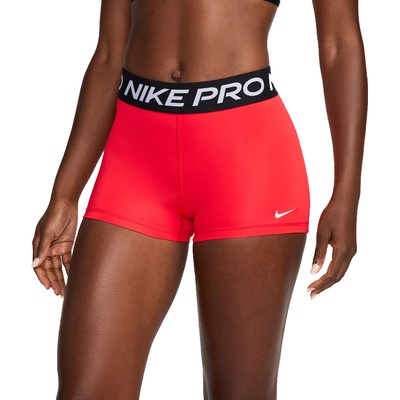 Nike dámske elastické šortky PRO 365 červená čierna biela