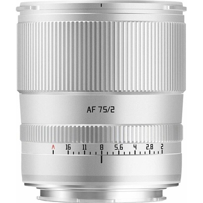 TTARTISAN AF 75 mm f/2 pre Sony E strieborný