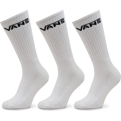 Vans Комплект 3 чифта дълги чорапи мъжки Vans Mn Classic Crew 9.5 VN000XSEWHT Бял (Mn Classic Crew 9.5 VN000XSEWHT)