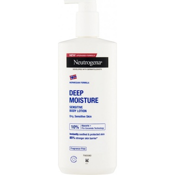 Neutrogena Sensitive hloubkově hydratační tělové mléko pro suchou a citlivou pokožku 400 ml