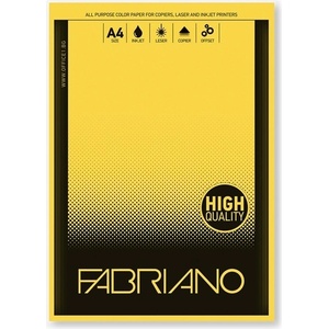 Fabriano Копирен картон Fabriano (3800052720812), A4, 160 g/m2, жълт, 50 листа