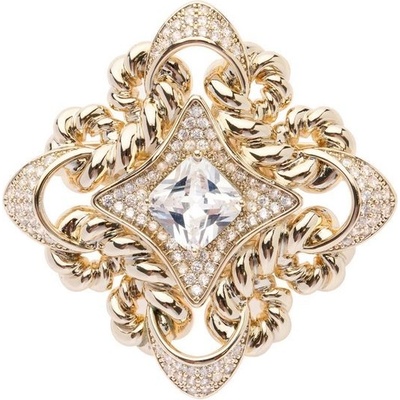 Oliver Weber pozlacená elegantní brož s krystaly Hail 58067 – Hledejceny.cz