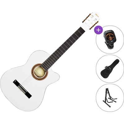 Valencia VC104TC SET 4/4 White Класическа китара