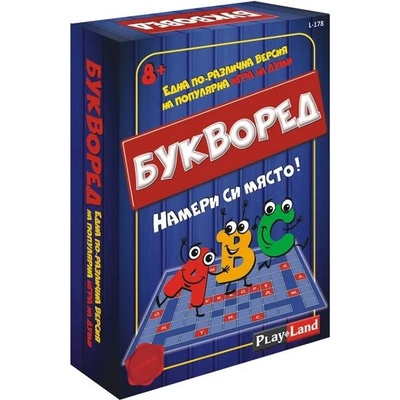 Play Land Настолна игра PlayLand - Букворед (L-178)