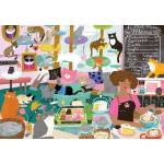Pieces & Peace - Puzzle My Happy Place is in the Cat Café - 1 000 piese