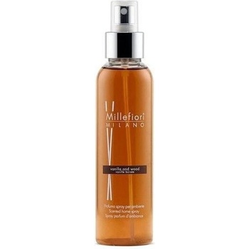 Millefiori Milano Natural Vanilla & Wood - Vanilka a drevo Bytový sprej pohlcovač pachov 150 ml