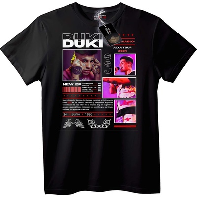 Тениска Duki Duki ADA Турне 2024 - 4XL, White