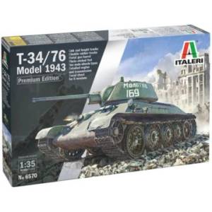 Italeri Italeri: T-34/76 Mod. 1943 премиум модел на танк, 1: 35