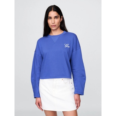 GAP Oversize mikina VintageSoft Americana tmavě modrá