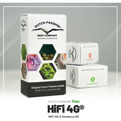Dutch Passion HiFi 4G semienka neobsahujú THC 3 ks