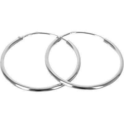 Argento Strieborné náušnice kruhy - 25 mm priemer 65555