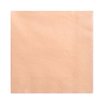 Paris Dekorace ubrousky jednobarevné lososové 20ks 33x33cm