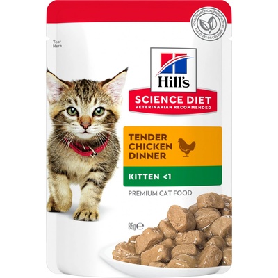 Hill’s Science Plan Kitten kurací 12 x 85 g