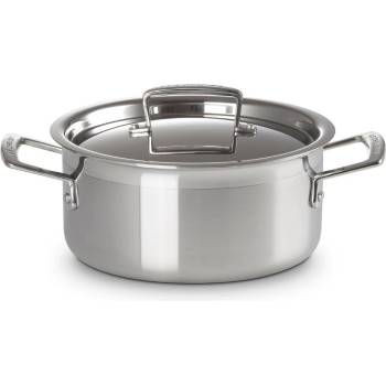 Le Creuset Съдове за готвене CLASSIC 20 см, 3 л, сребърен, неръждаема стомана, Le Creuset (LECR96200720001000)
