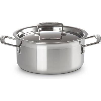 Le Creuset Съдове за готвене CLASSIC 20 см, 3 л, сребърен, неръждаема стомана, Le Creuset (LECR96200720001000)