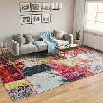 vidaXL Перящ се килим многоцветен 400x300 см (136635)