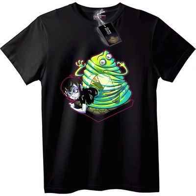 NOONEBRAND Тениска Anime торнадо - 6XL, Black