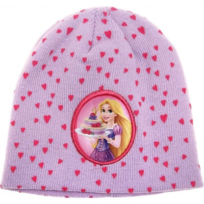 Dívčí čepice Princezny Disney fialková