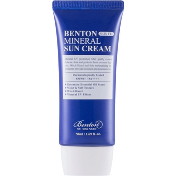 BENTON Skin Fit Mineral Sun Cream SPF50+ PA++++ pleťový krém s ochranným faktorom 50ml