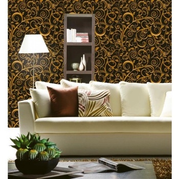 DIMEX ART s. r. o Луксозна флизелинова тапета черен ретро абстракт