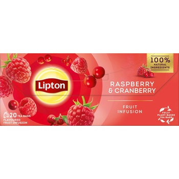 Lipton Raspberry with Cranberry 20 sáčkov