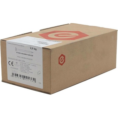 Profi Depot Stavební hřebík, 120 mm, ø 4 mm, karton: 2,5 kg 72608
