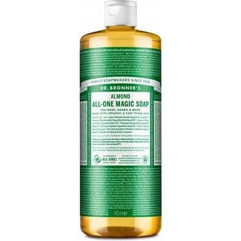Dr. Bronner's tekuté univerzálne bio mydlo ALL-ONE Almond 945 ml