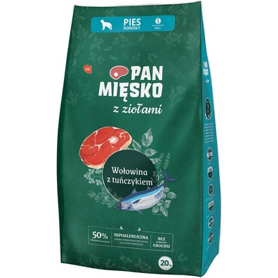 Pan Mięsko s bylinkami Hovädzie mäso s chrumkavým tuniakom S 20 kg