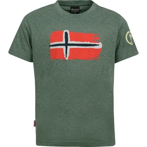 TROLLKIDS Детска тениска Trollkids Kid's Oslo T T-shirt - Khaki Green - размер 110 (EU) (704-1249-0214)