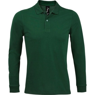 Sol´s Collection polokošile Perfect LSL Men dlouhý rukáv pánská Cot-25208754001 zelené lahvově