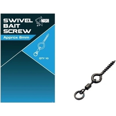 Nash Swivel Bait Screw 13 mm 10 ks