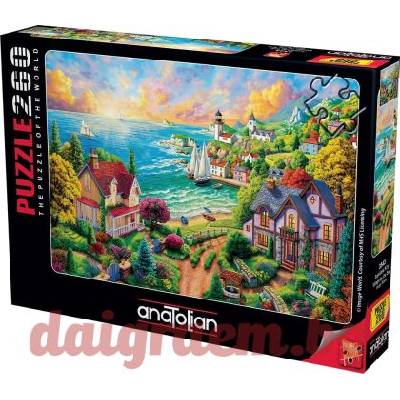 Anatolian Пъзел anatolian 3343 - 260 части - Село край морето (p3343)
