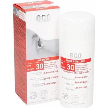 Eco cosmetics opaľovacie mlieko s odpudzovačom komárov SPF30 100 ml