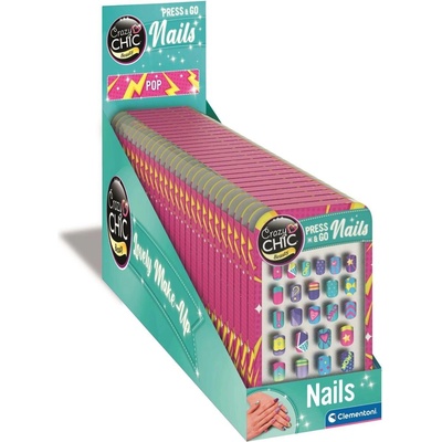 Clementoni Crazy Chic Beauty: Press & Go Nails Pop