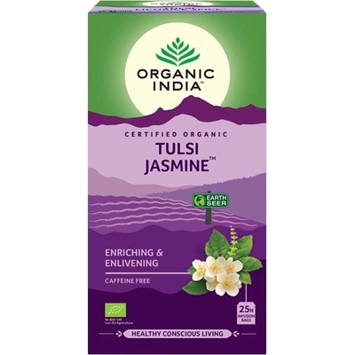 Organic India Tulsi s mátou Bio 25 vreciek