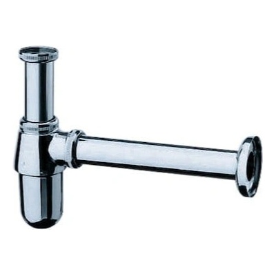 HANSGROHE sifóny - umývadlový fľaškový sifón 5/4" x 225mm DN32 esklý chróm, 52053000