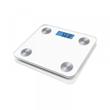 Platinet Безжичен кантар Platinet Bathroom Body Scale Smart Bluetooth, измерване на тегло, телесна маса, мазнини и др. за iOS и Android (бял) (PBSBTW) (PBSBTW)