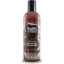 Faith in Nature 2v1 BIO čokoládový sprchový gel a pěna do koupele 250 ml