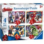 Ravensburger Пъзел Ravensburger 4 в 1 - Отмъстителите (06942) - ozone